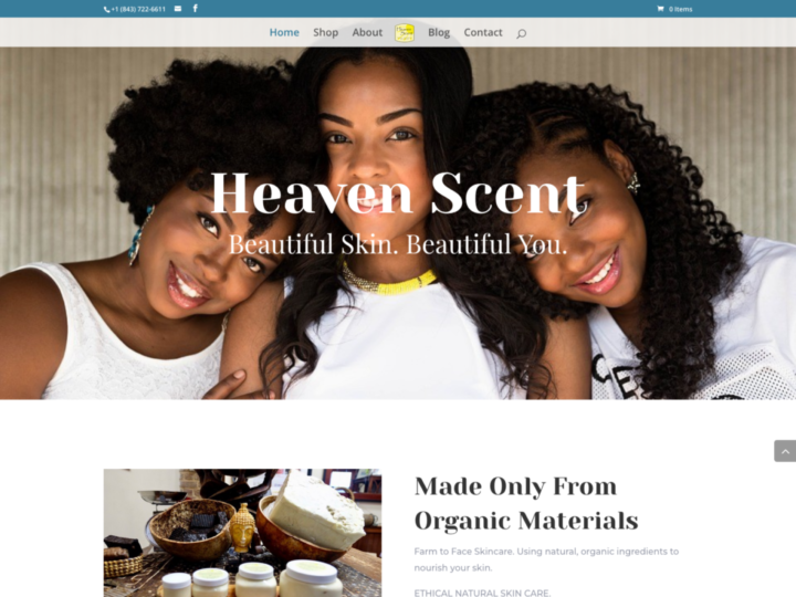 Heaven Scent Charleston homepage